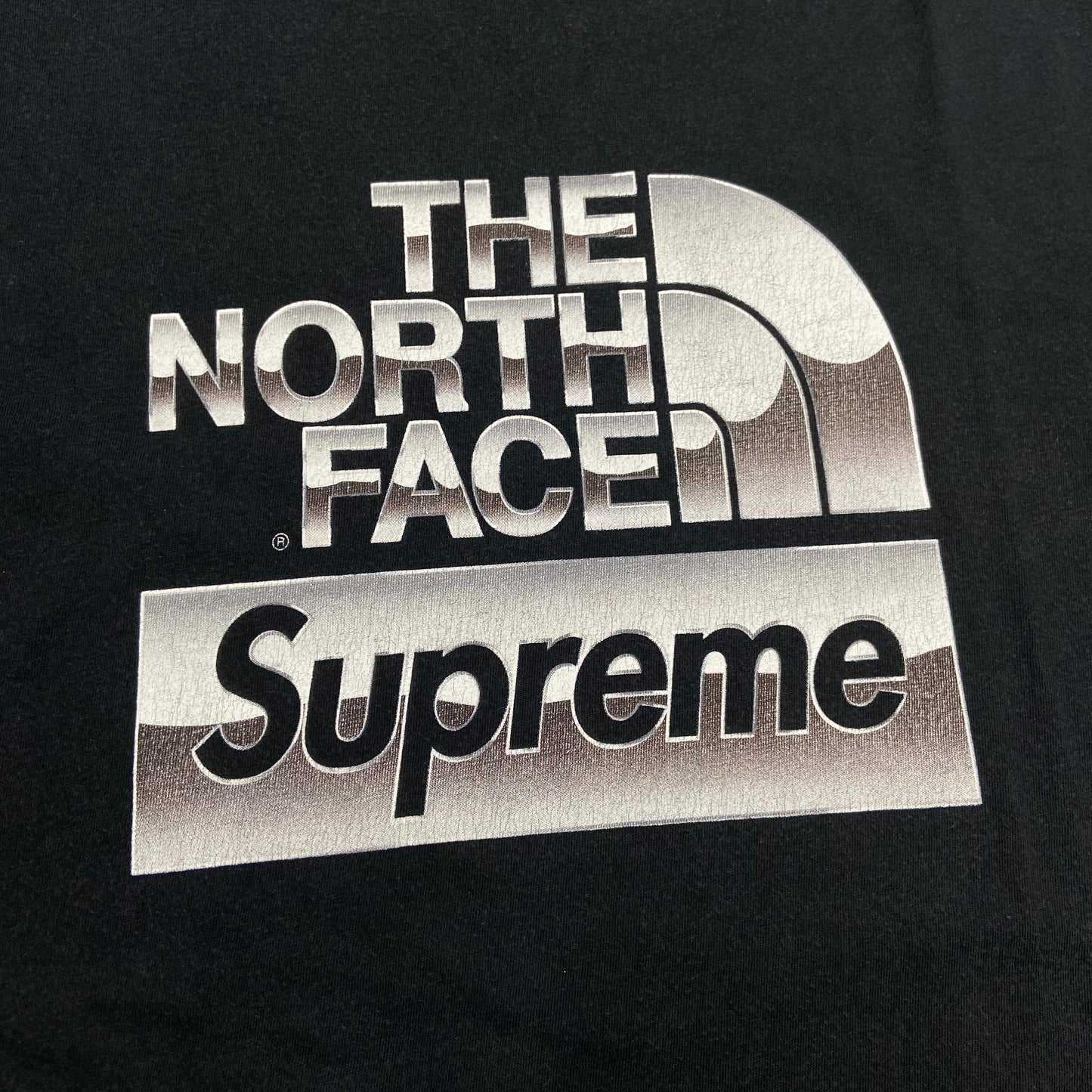 Supreme x The North Face Logo Tee Black (Used)