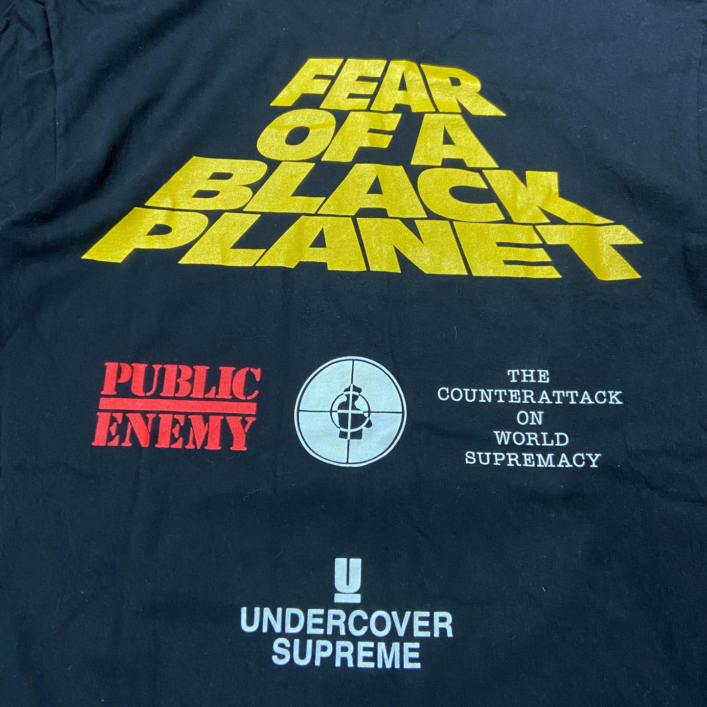 Supreme x UNDERCOVER x Public Enemy White House Tee Black (Used)