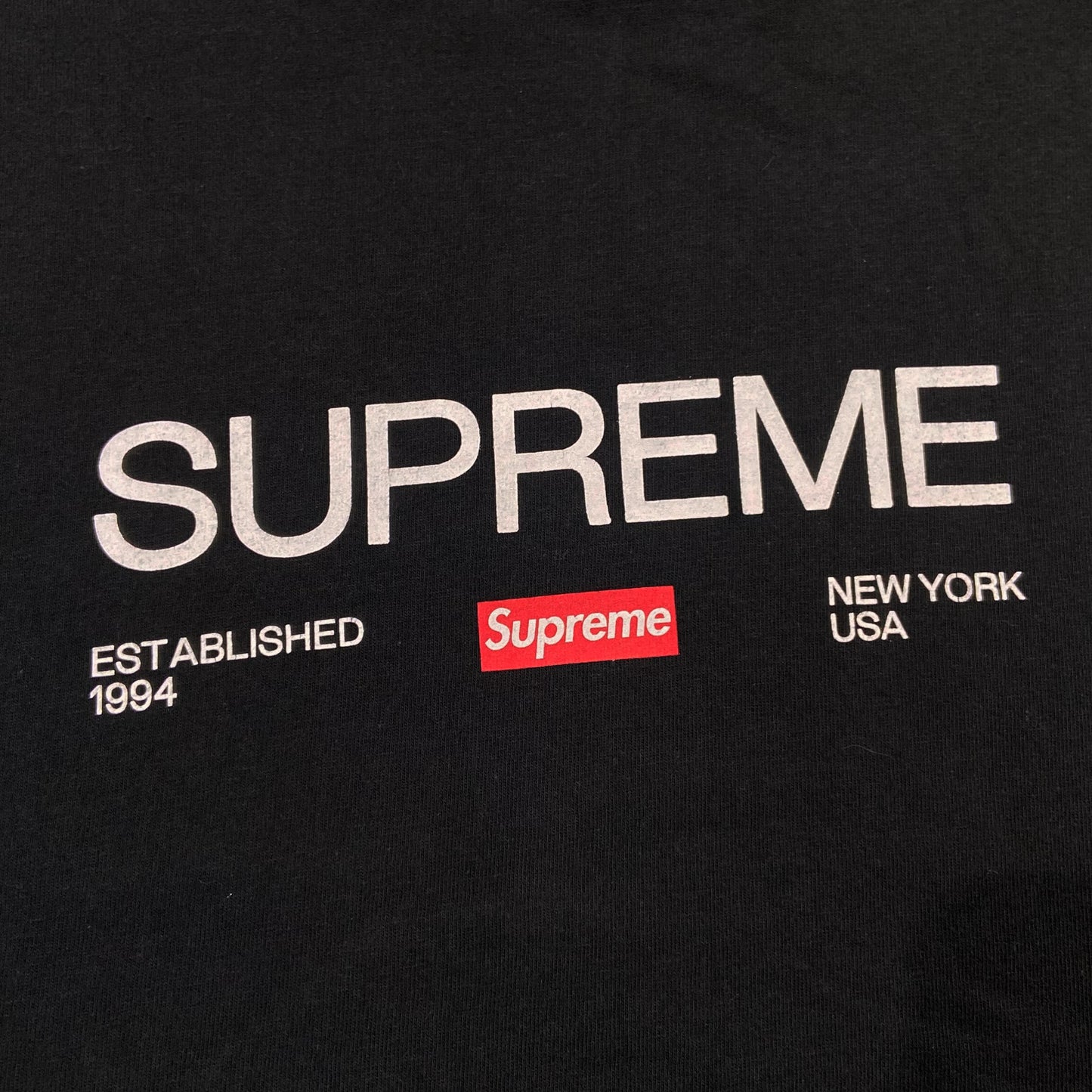 Supreme EST.1994 Tee (Made in USA) Black (Used)