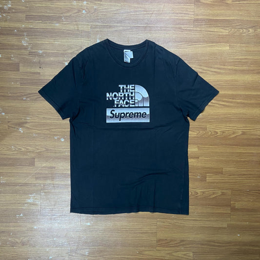Supreme x The North Face Logo Tee Black (Used)