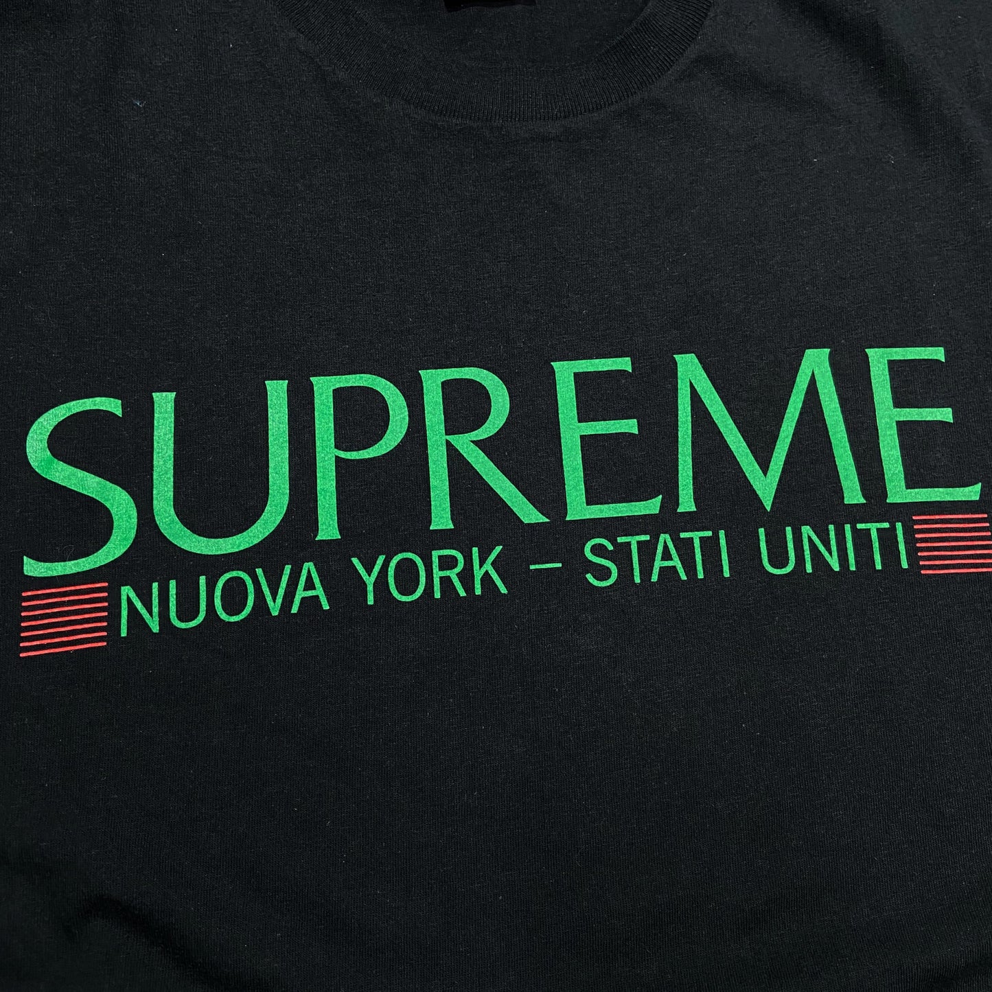 Supreme Nuova York Tee Black (Display Item)