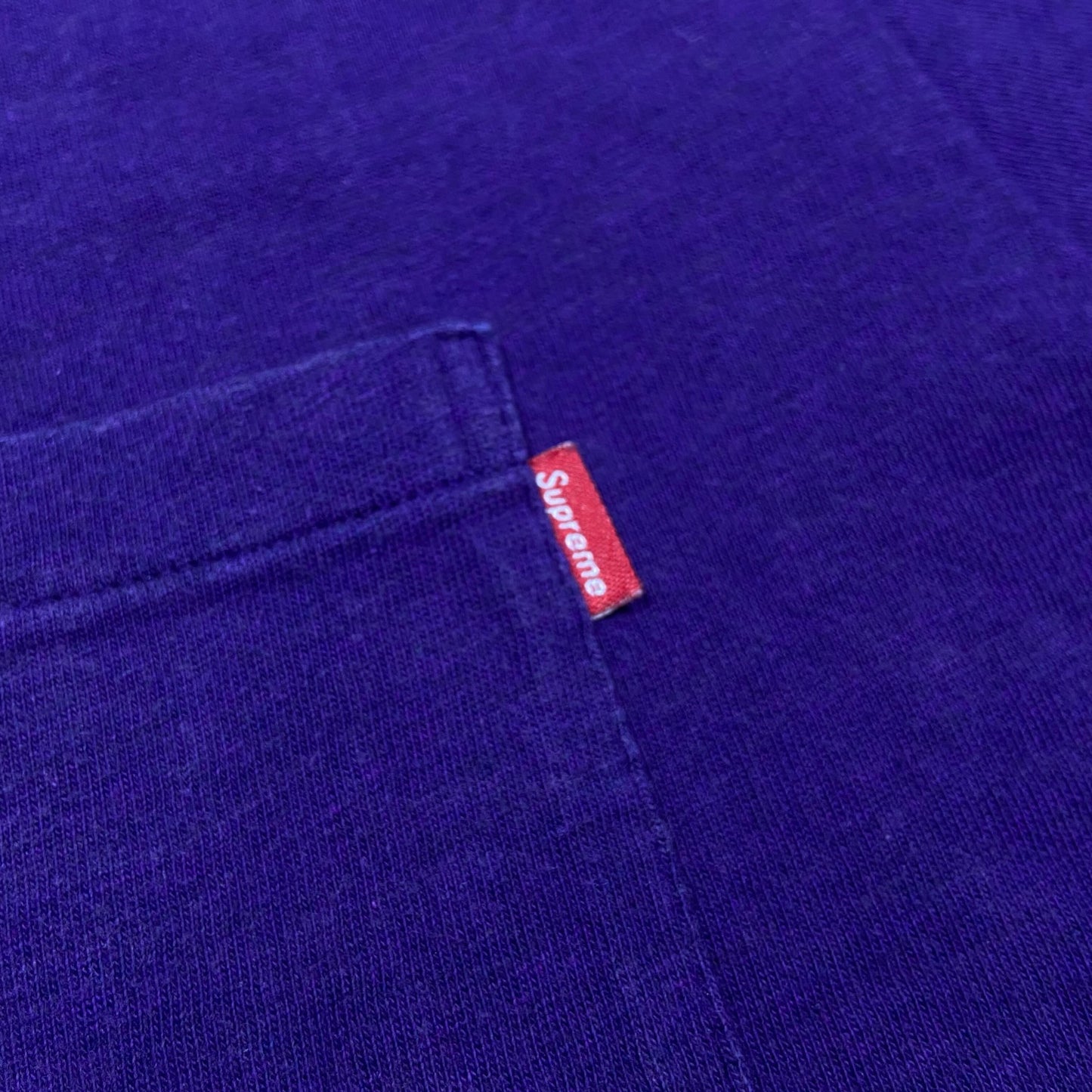 Supreme Pocket Tee SS Purple (Used)