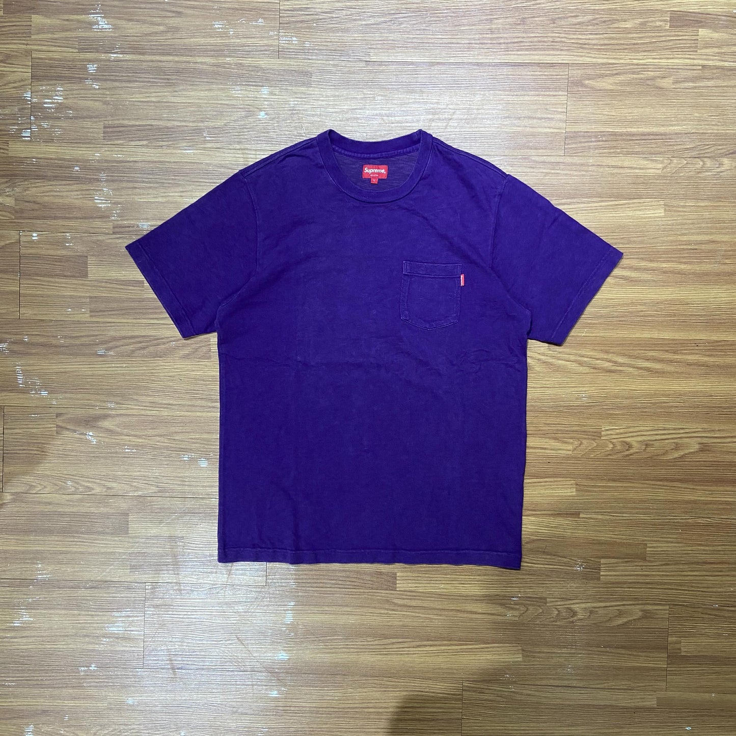 Supreme Pocket Tee SS Purple (Used)