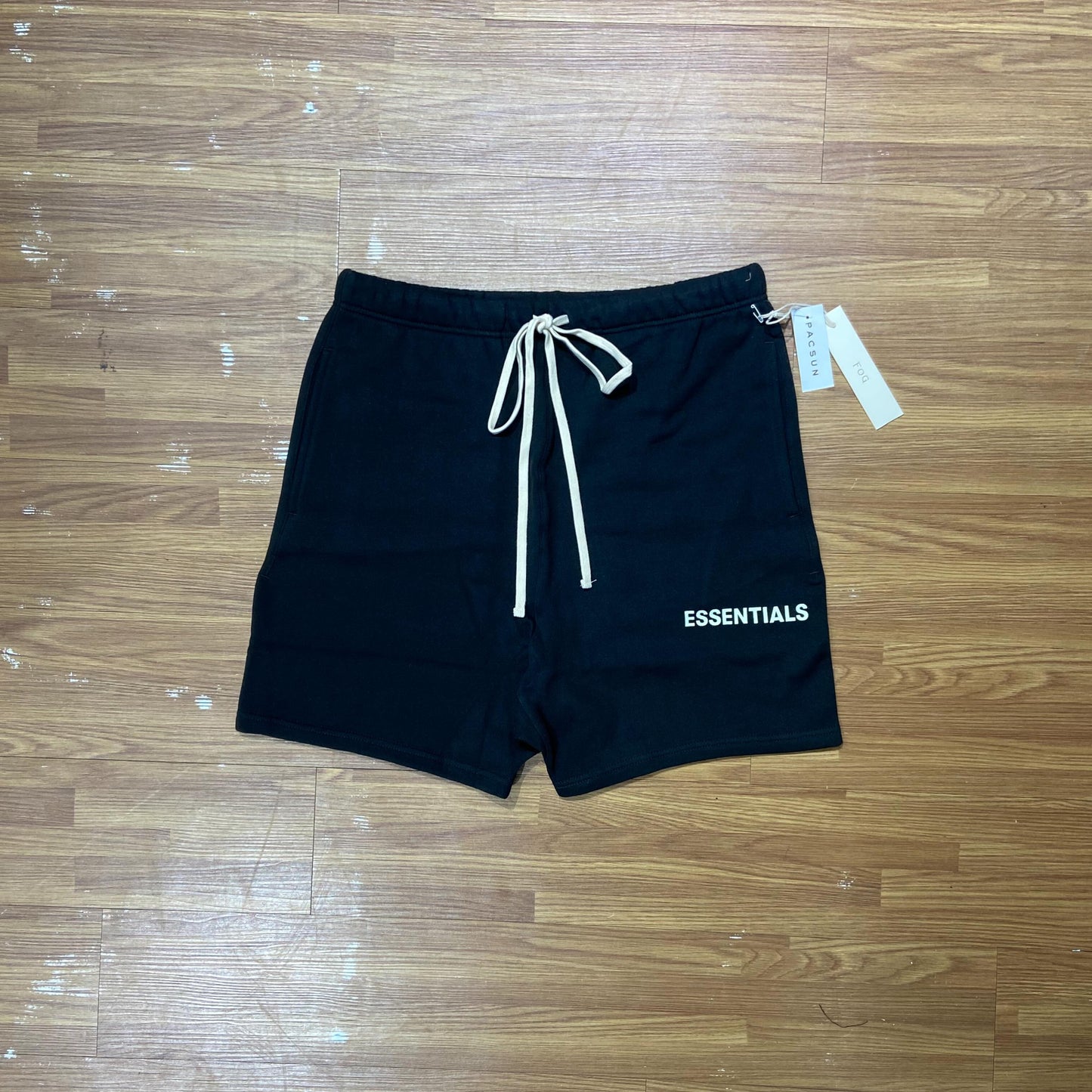 Fear Of God (FOG) Essentials Script Logo Sweat Shorts Black