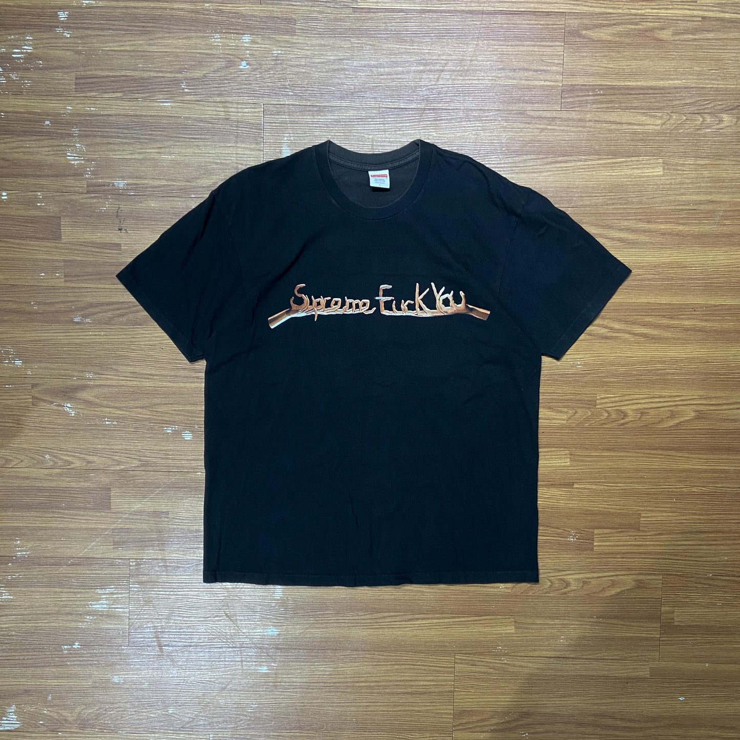 Supreme Fuck You Tee (Made in USA) Black (Used)