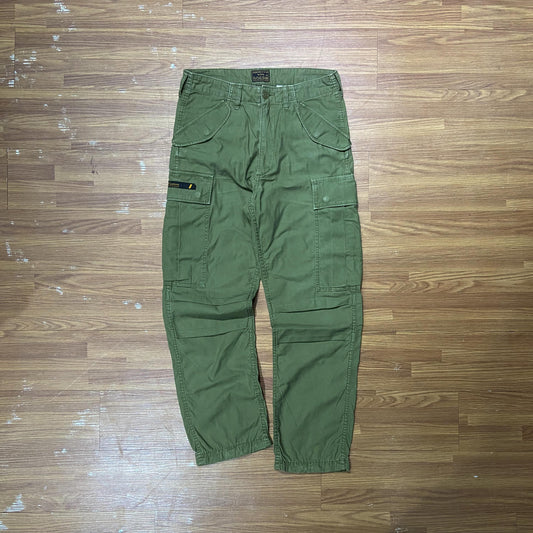 WTAPS JUNGLE CARGO TROUSER / COTTON. SATIN (Made in Japan) Olive Drab (Used)