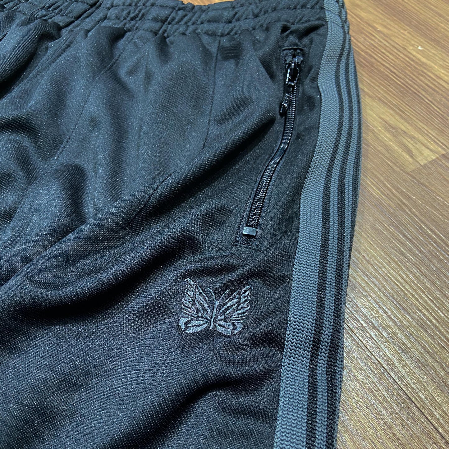 NEEDLES 別注 H.D. TRACK SHORTS / POLY SMOOTH Black (Display Item)