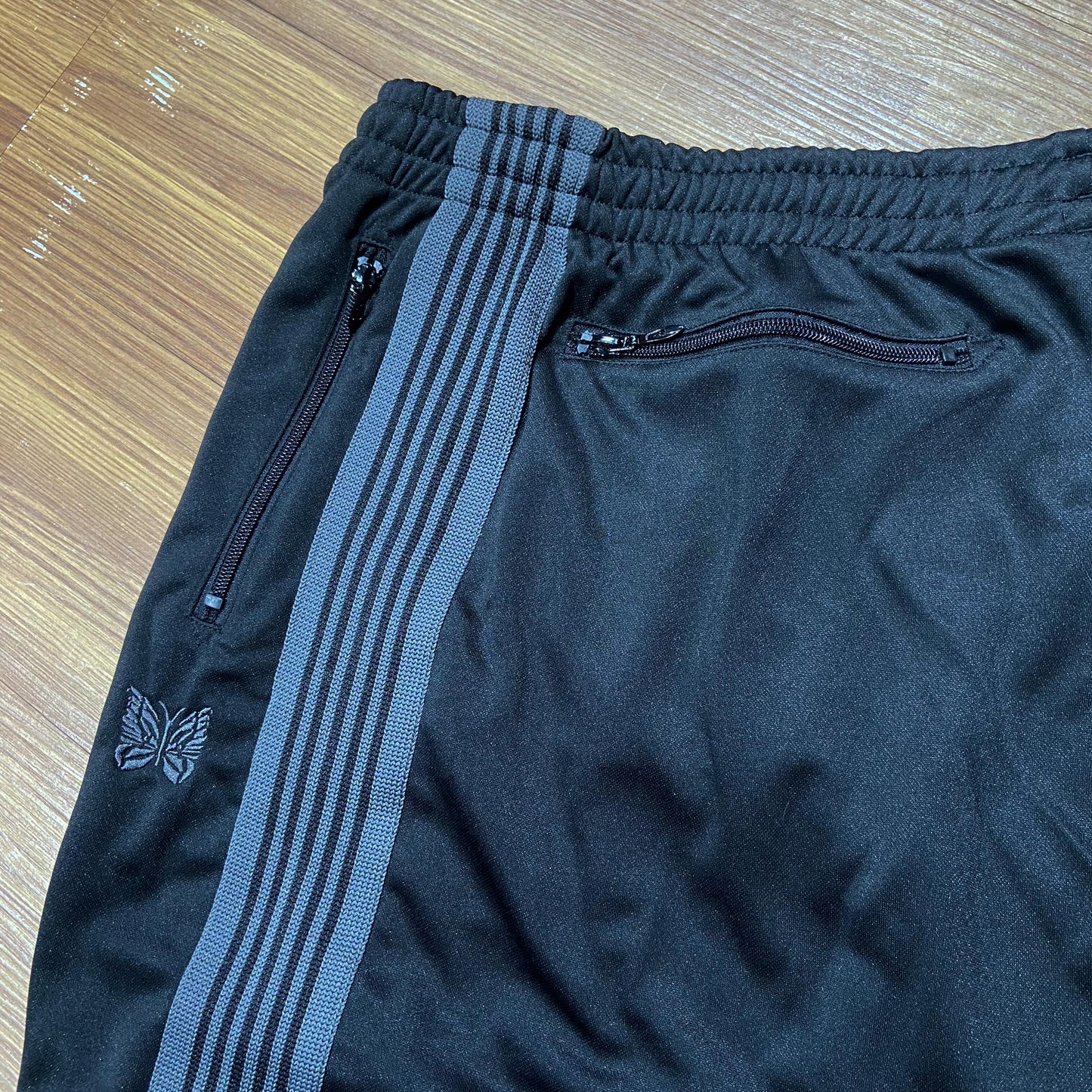 NEEDLES 別注 H.D. TRACK SHORTS / POLY SMOOTH Black (Display Item)