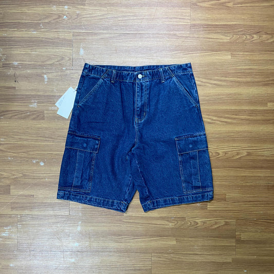 Laprima Cargo Denim Shorts Indigo