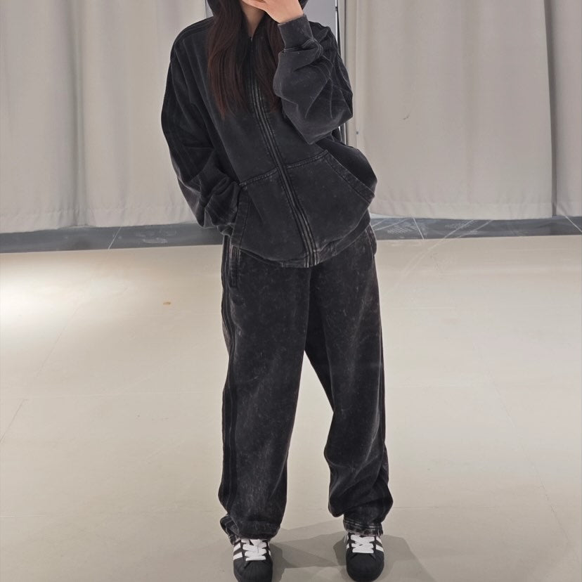 Preorder 預訂 Adidas Originals Washed Sweat Pants “Washed Black” KA6761