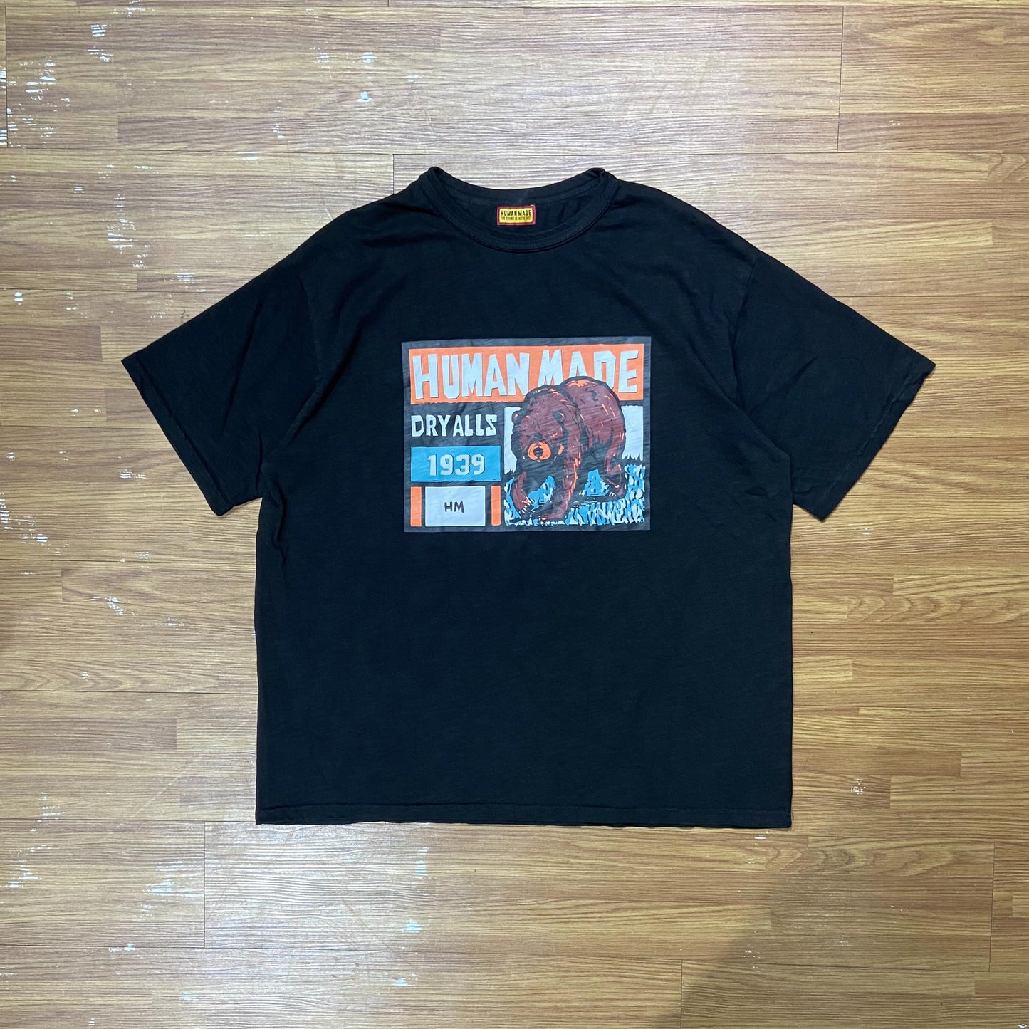 Human Made Bear Tee SS Black (Display Item)