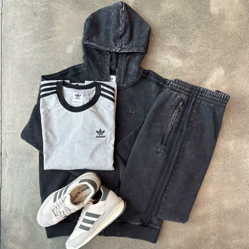 Preorder 預訂 Adidas Originals Washed Sweat Pants “Washed Black” KA6761