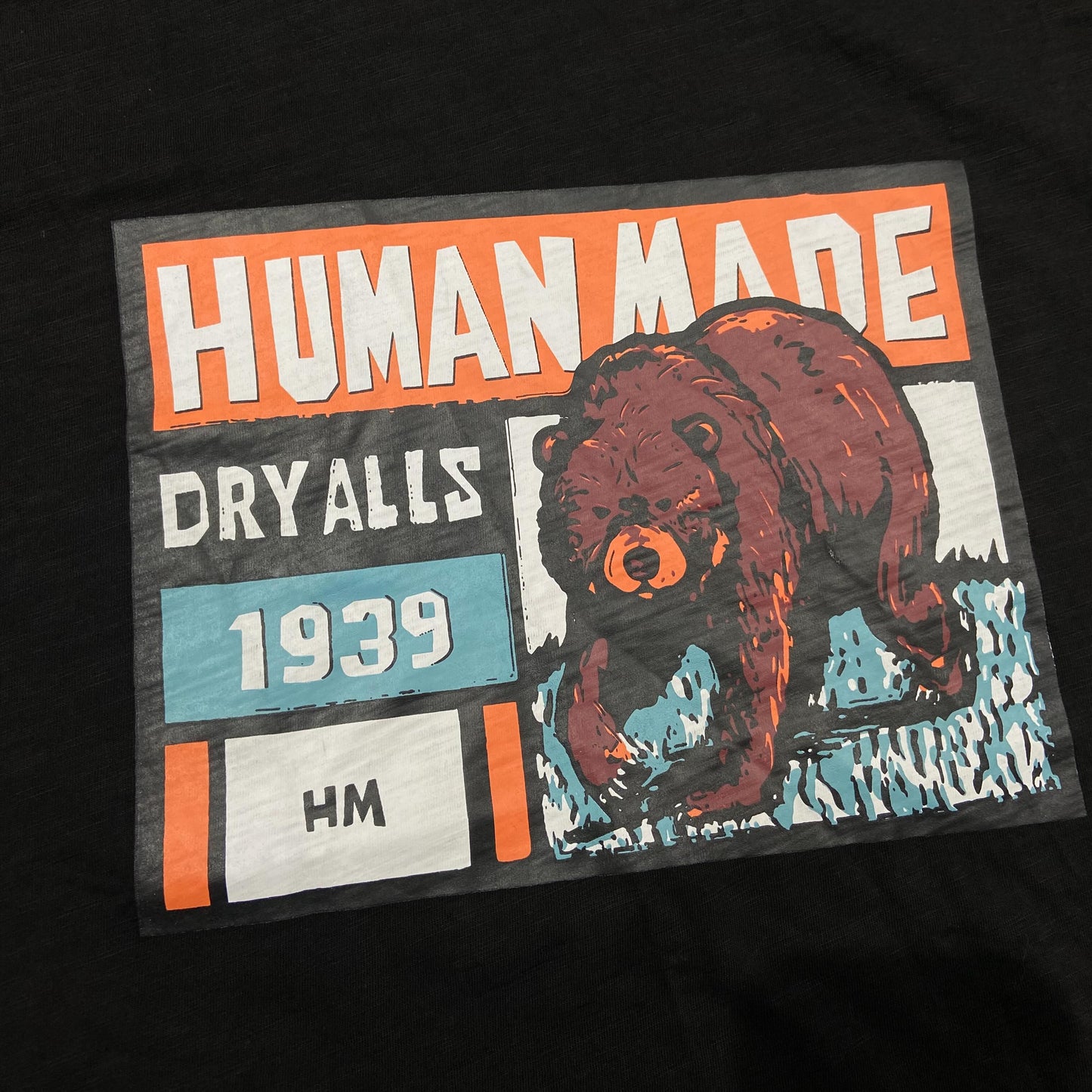 Human Made Bear Tee SS Black (Display Item)