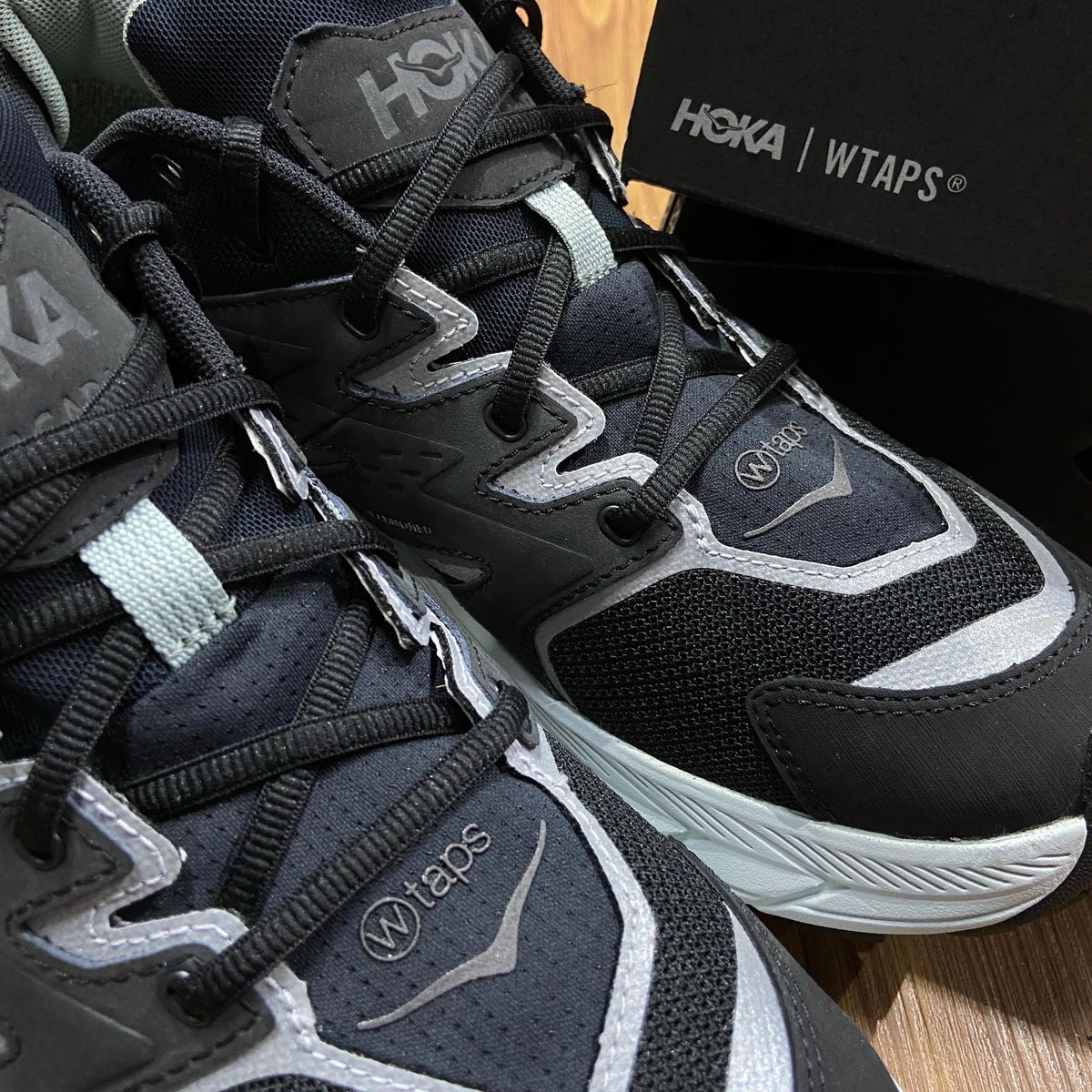 Hoka One One x Wtaps Anacapa Low GTX Jet Black