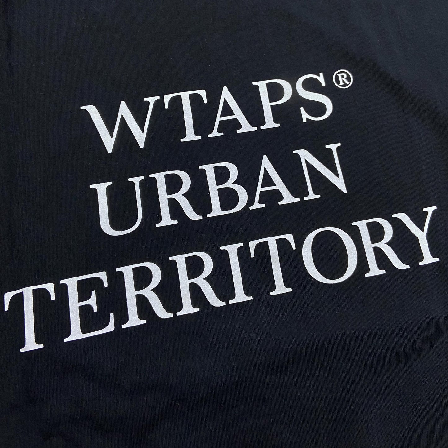 WTAPS WUT SS / COTTON. TEE. (Made in Japan) Black (Display Item)
