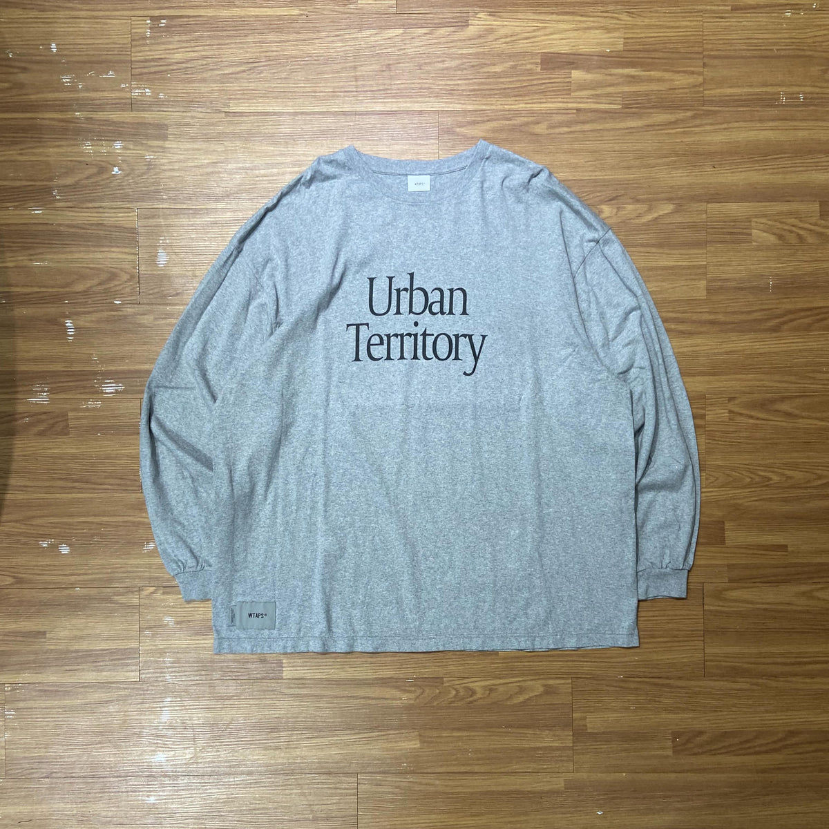 WTAPS PRTC LS / COTTON. URBAN TERRITORY (Made in Japan) Grey (Display Item)