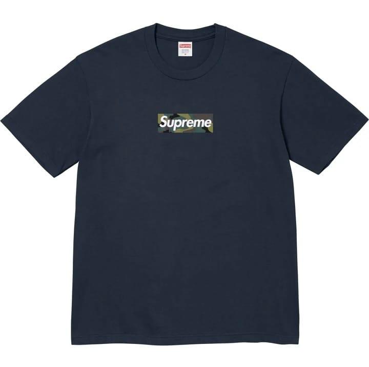 Supreme Camo Box Logo Tee Black White Grey Navy Khaki Purple