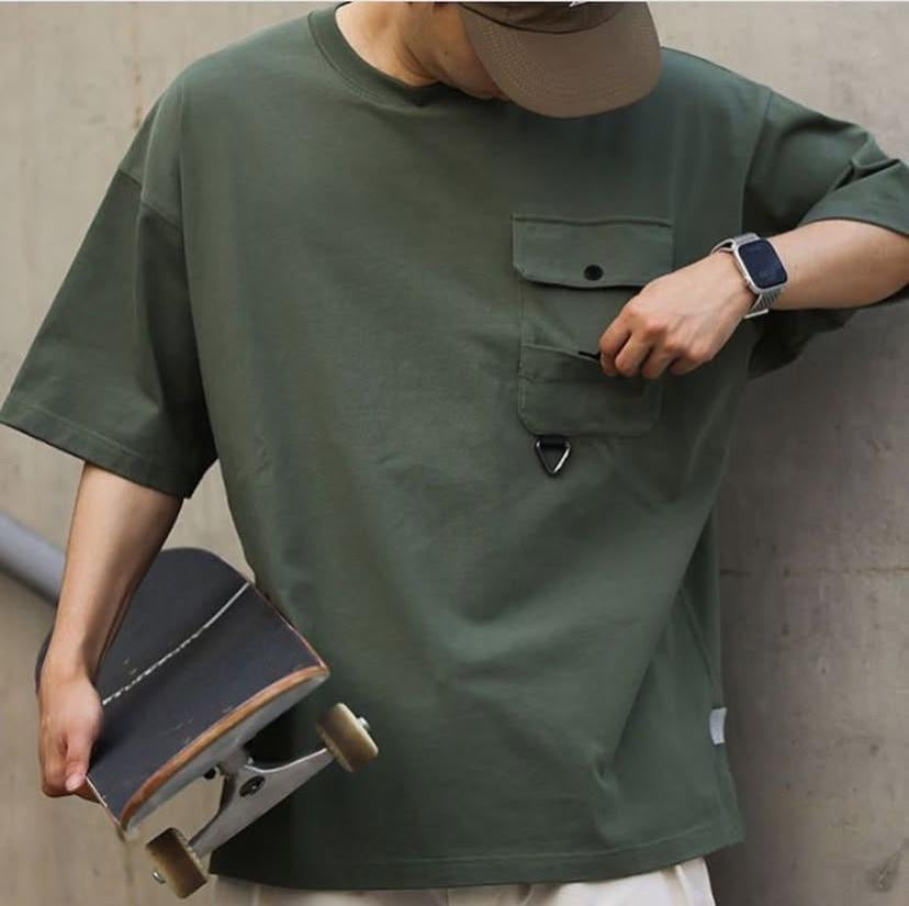 Pin Sktbs Waterproof Pocket Tee Purple Mountain Green Sand White