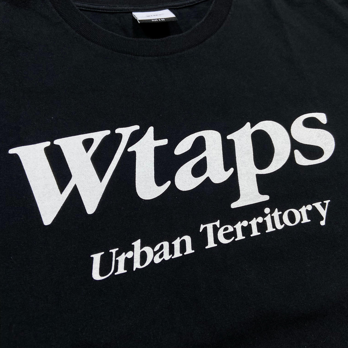 WTAPS URBAN TERRITORY SS / COTTON. TEE (Made in Japan) Black (Display Item)