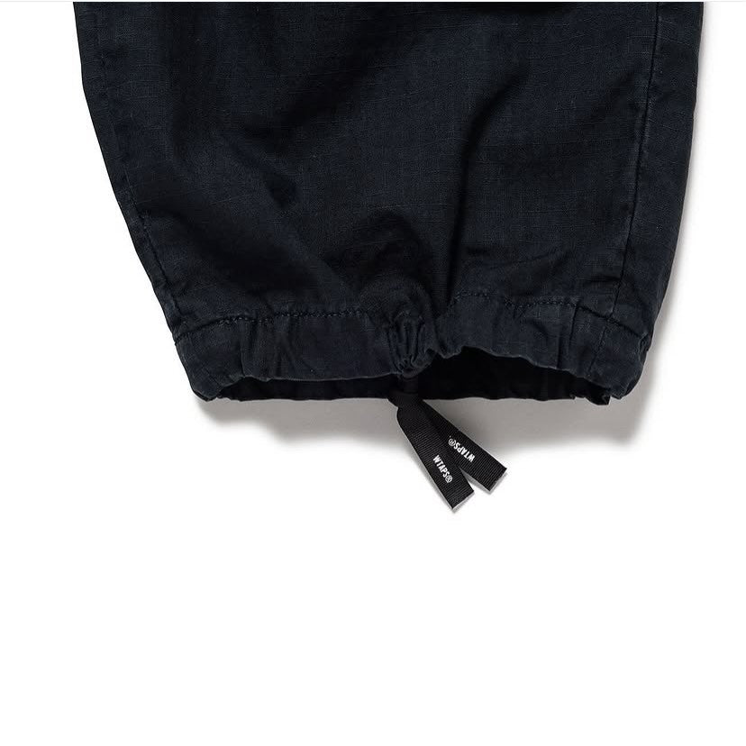 WTAPS MILT9602 CARGO TROUSERS / COTTON. RIPSTOP (Made in Japan) Black (Display Item)