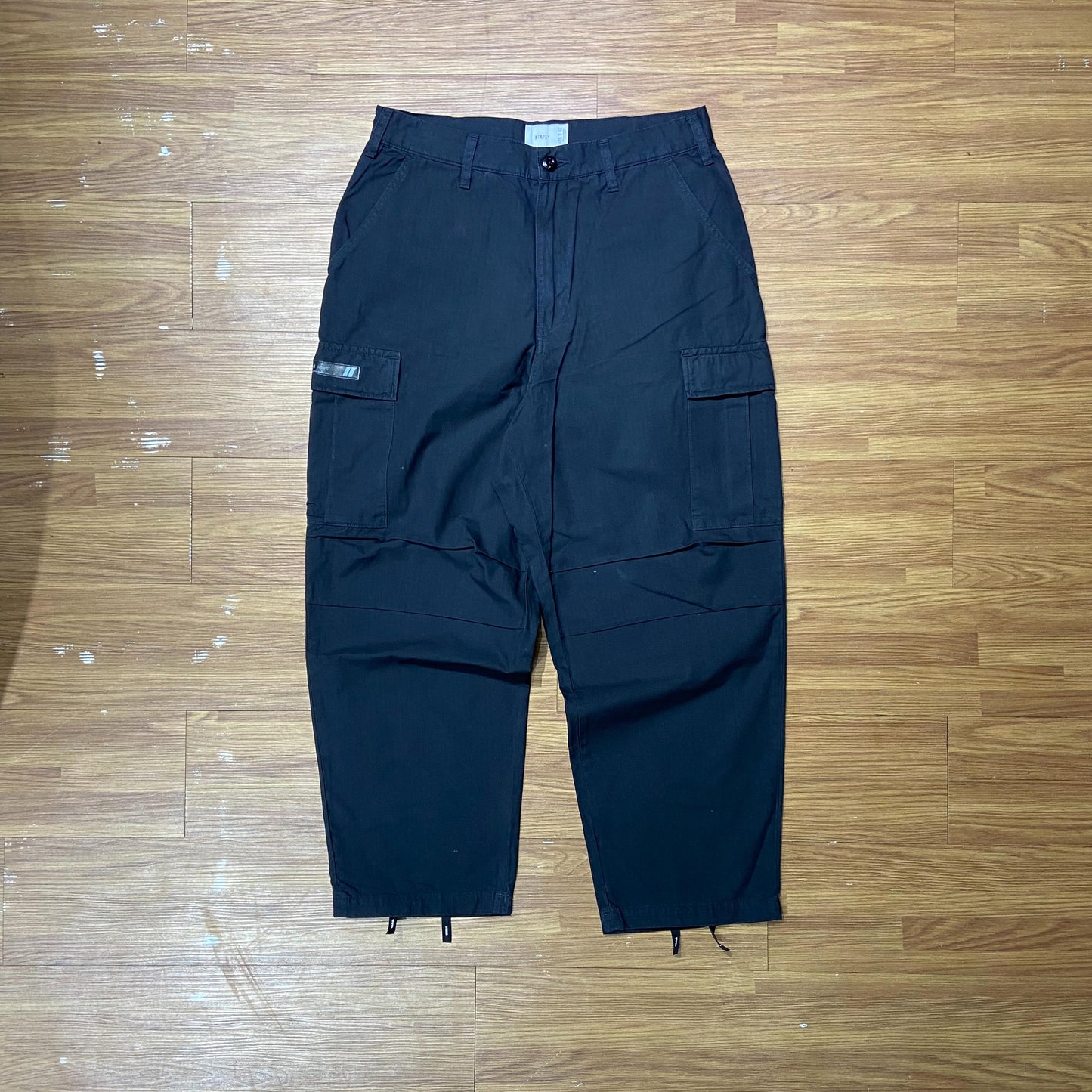 WTAPS MILT9602 CARGO TROUSERS / COTTON. RIPSTOP (Made in Japan) Black (Display Item)