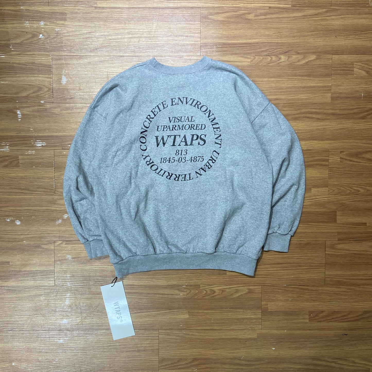 WTAPS INGREDIENTS / SWEATER. COTTON (Made in Japan) Grey