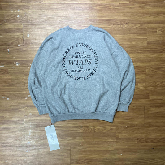 WTAPS INGREDIENTS / SWEATER. COTTON (Made in Japan) Grey