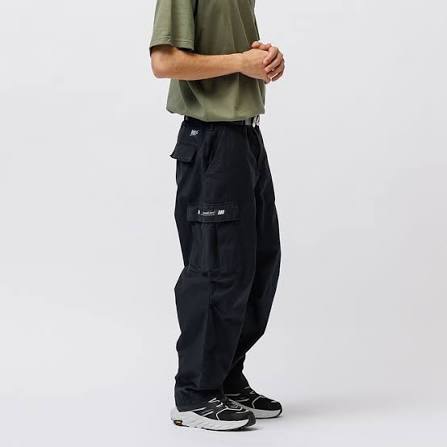 WTAPS MILT9602 CARGO TROUSERS / COTTON. RIPSTOP (Made in Japan) Black (Display Item)