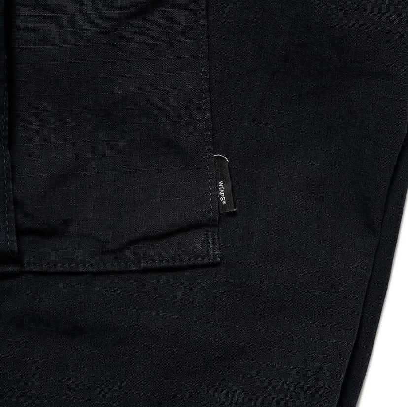 WTAPS MILT9602 CARGO TROUSERS / COTTON. RIPSTOP (Made in Japan) Black (Display Item)