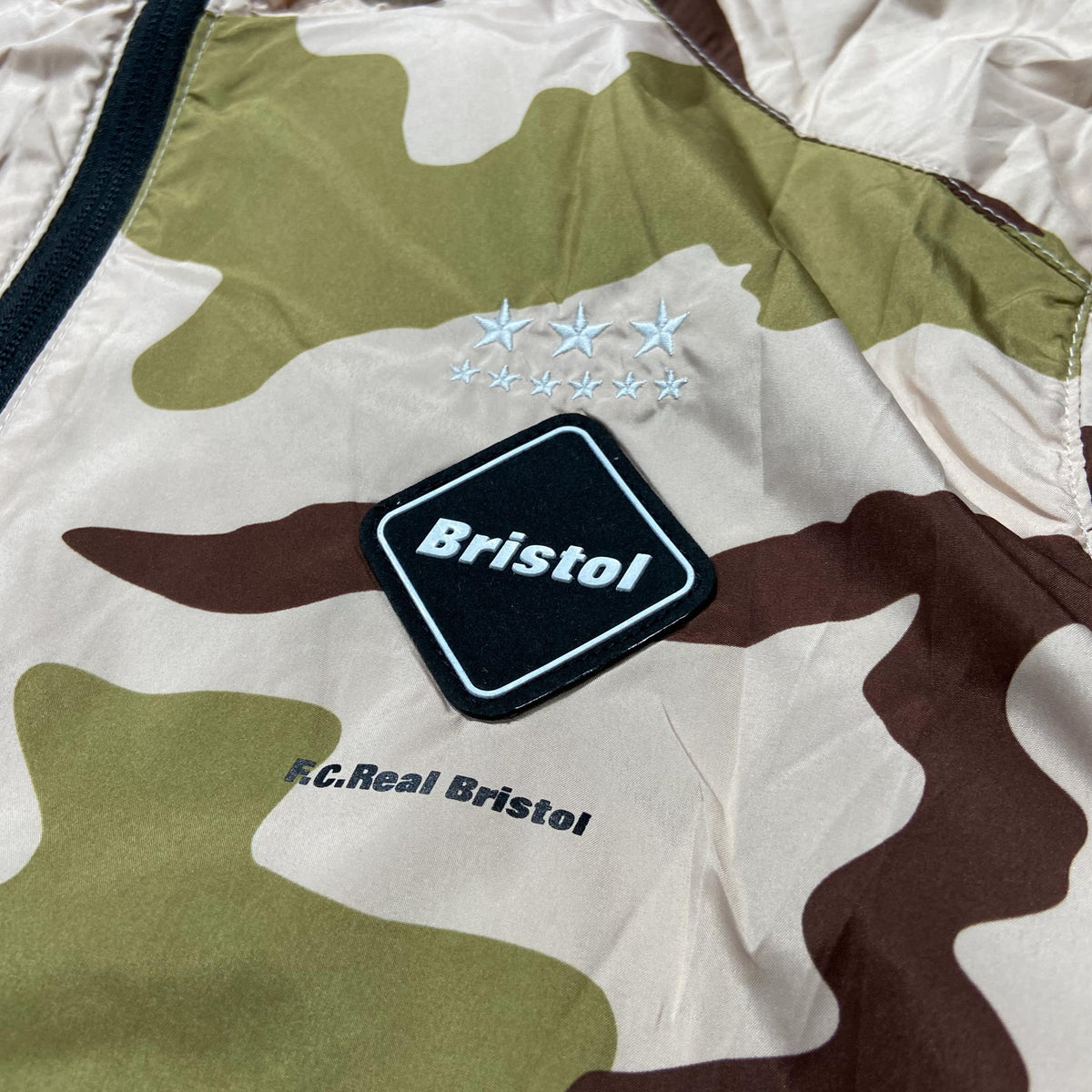 F.C.R.B. by SOPH CAMOUFLAGE PRACTICE JACKET Dessert Camo (Used Item)