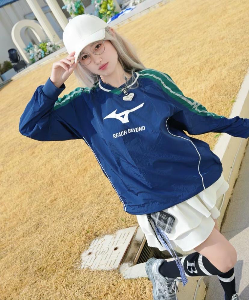 Preorder 預訂 Mizuno Blokecore Soccer Jersey Pullover LS Navy 足球球衣