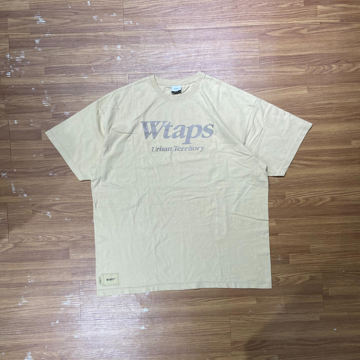 WTAPS URBAN TERRITORY SS / COTTON. TEE (Made in Japan) Beige (Display Item)
