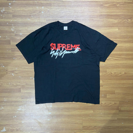 Supreme x Yohji Yamamoto Logo Tee Black (Display Item)