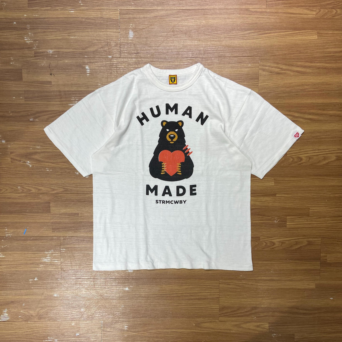 Human Made Bear Heart Tee SS White (Used)