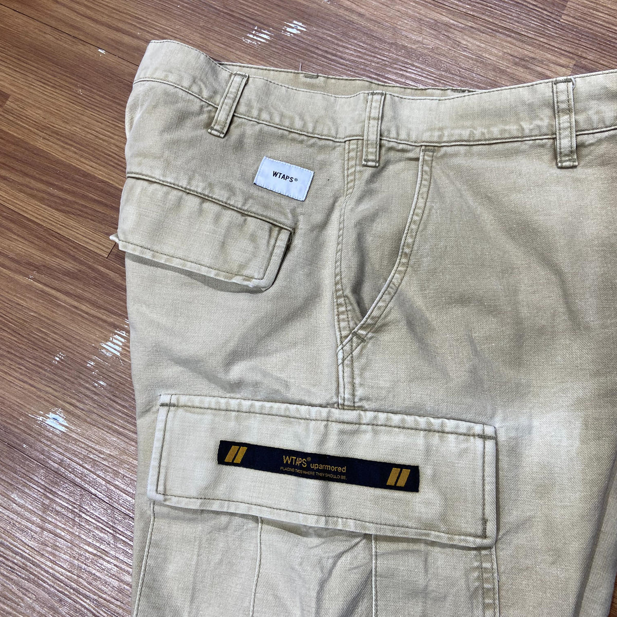 WTAPS JUNGLE SHORTS / COTTON. SERGE (Made in Japan) Light Beige (Display Item)