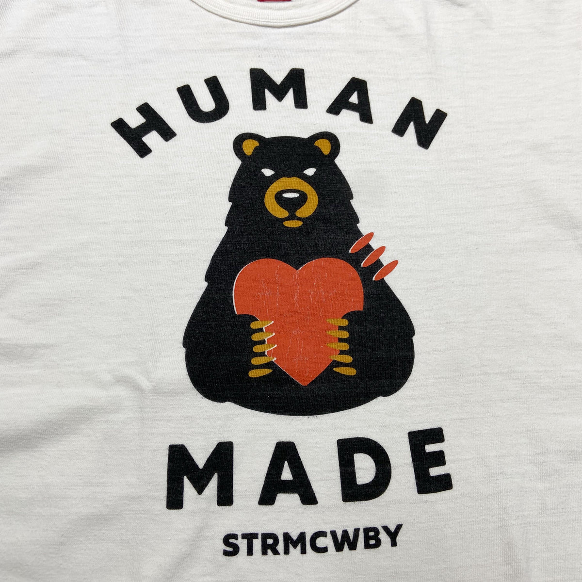 Human Made Bear Heart Tee SS White (Used)