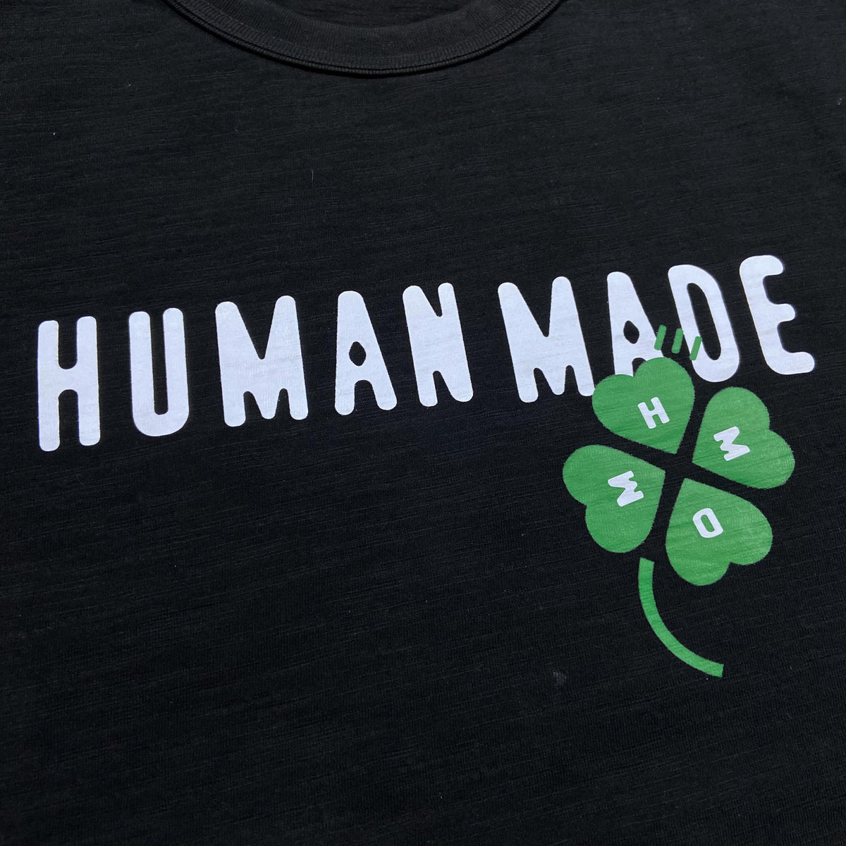 Human Made Four Leaf Clover Tee SS Black (Display Item)