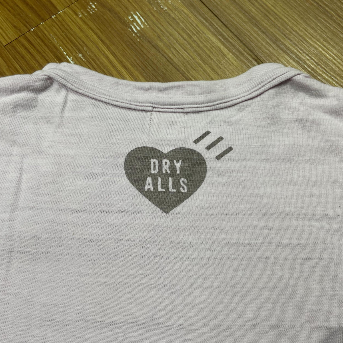 Human Made Heart Logo Tee SS Light Purple  (Used)