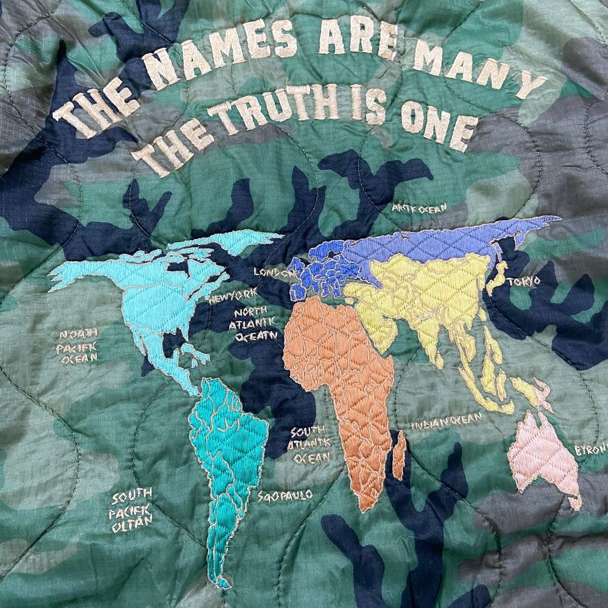 Maharishi Maha World Tour Souvenir Jacket Woodland Camo