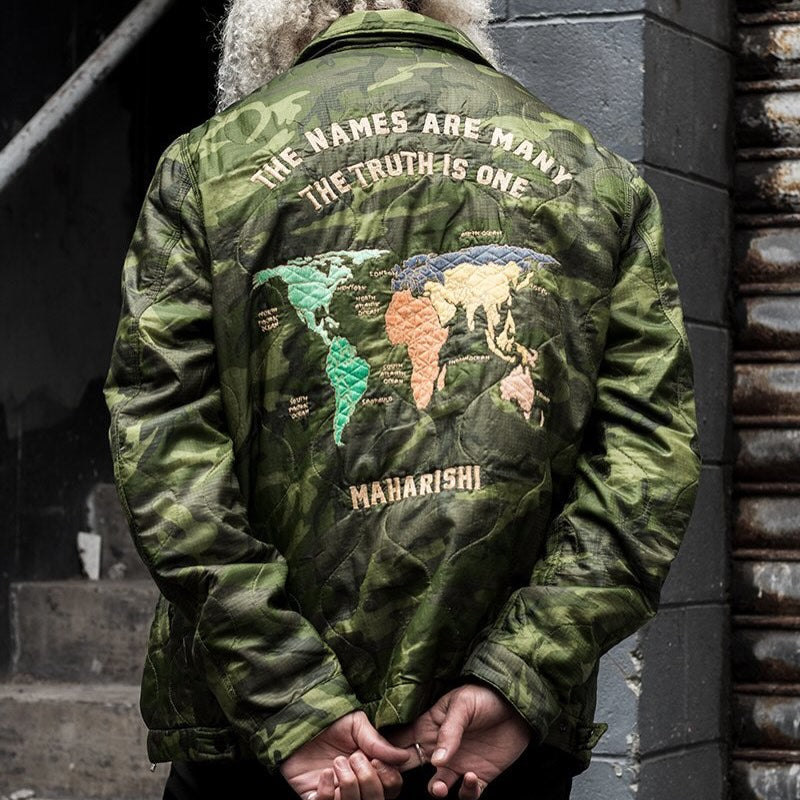 Maharishi Maha World Tour Souvenir Jacket Woodland Camo
