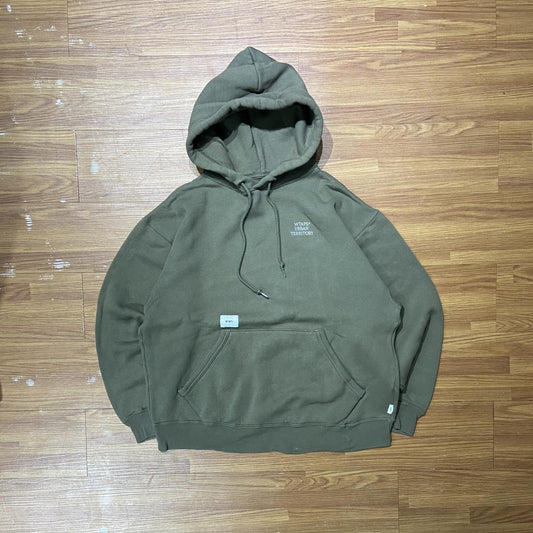 WTAPS AII HOODY / COTTON. WUT (Made in Japan) Beige Olive (Used)