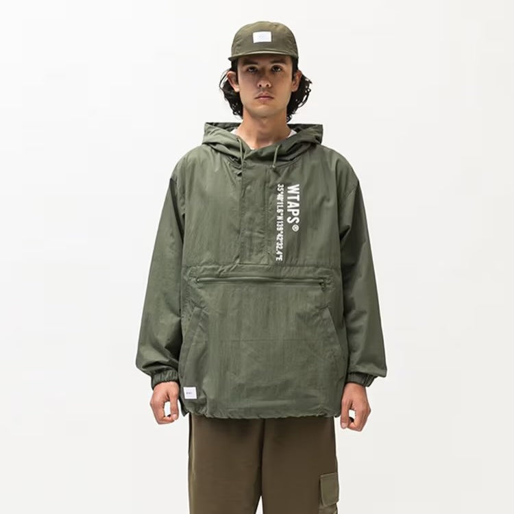 WTAPS SBS JACKET / NYCO. WEATHER (Made in Japan) Olive Drab (Used)
