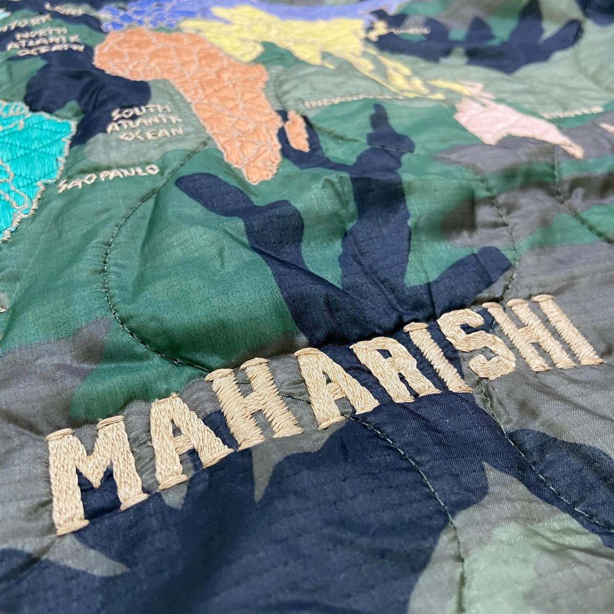 Maharishi Maha World Tour Souvenir Jacket Woodland Camo