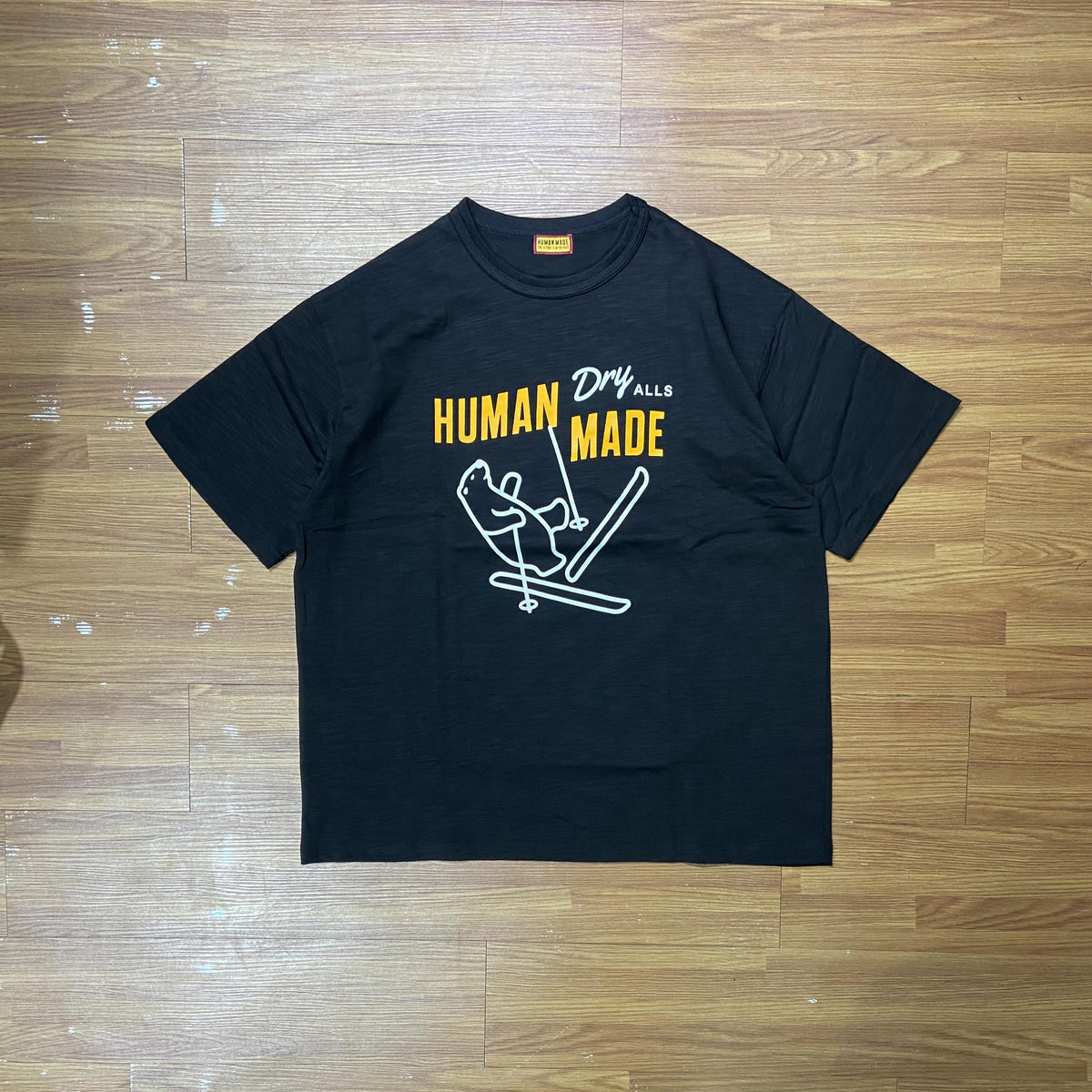 Human Made Polar Bear Ski Tee SS Black (Display Item)
