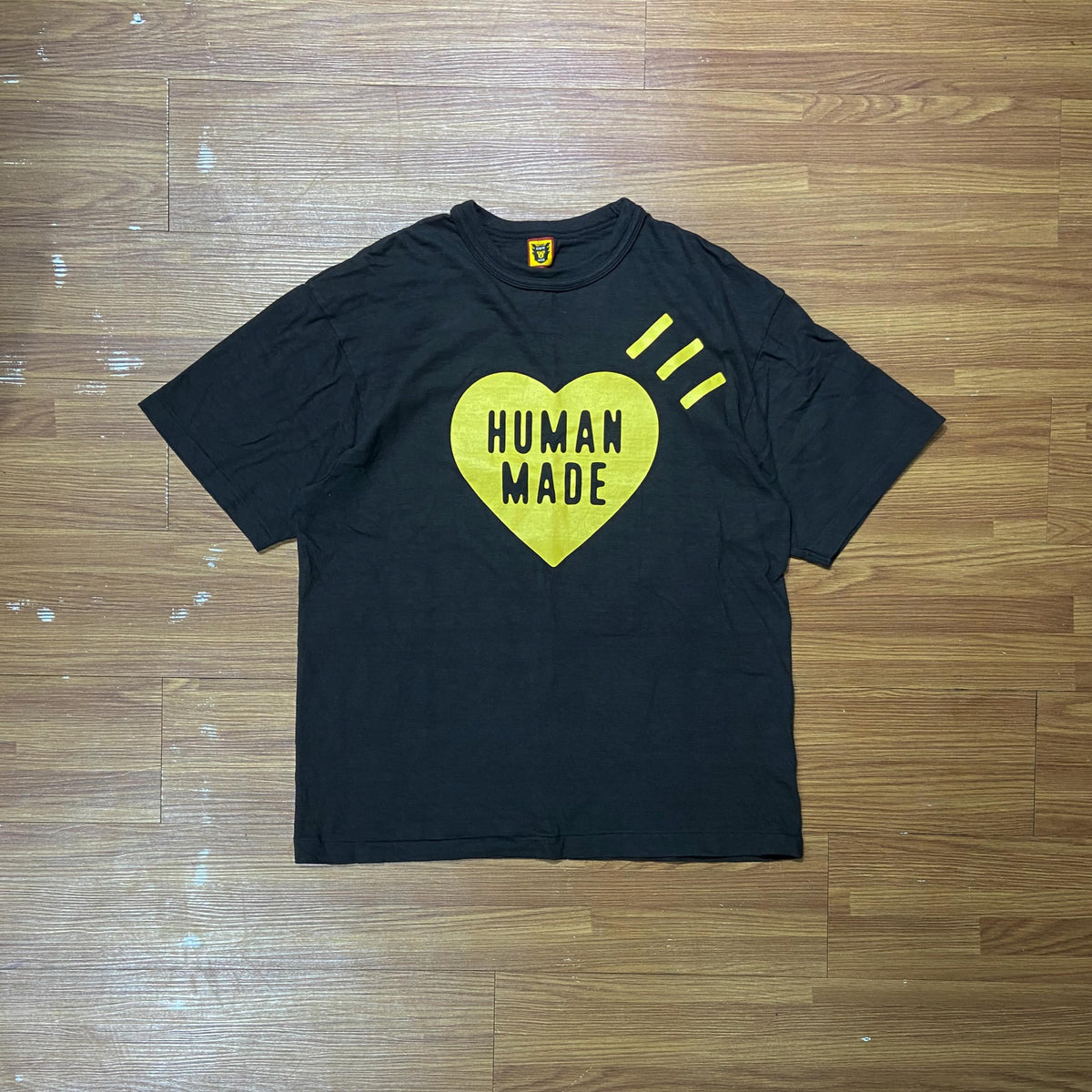 Human Made Heart Logo Tee SS Black (Used)