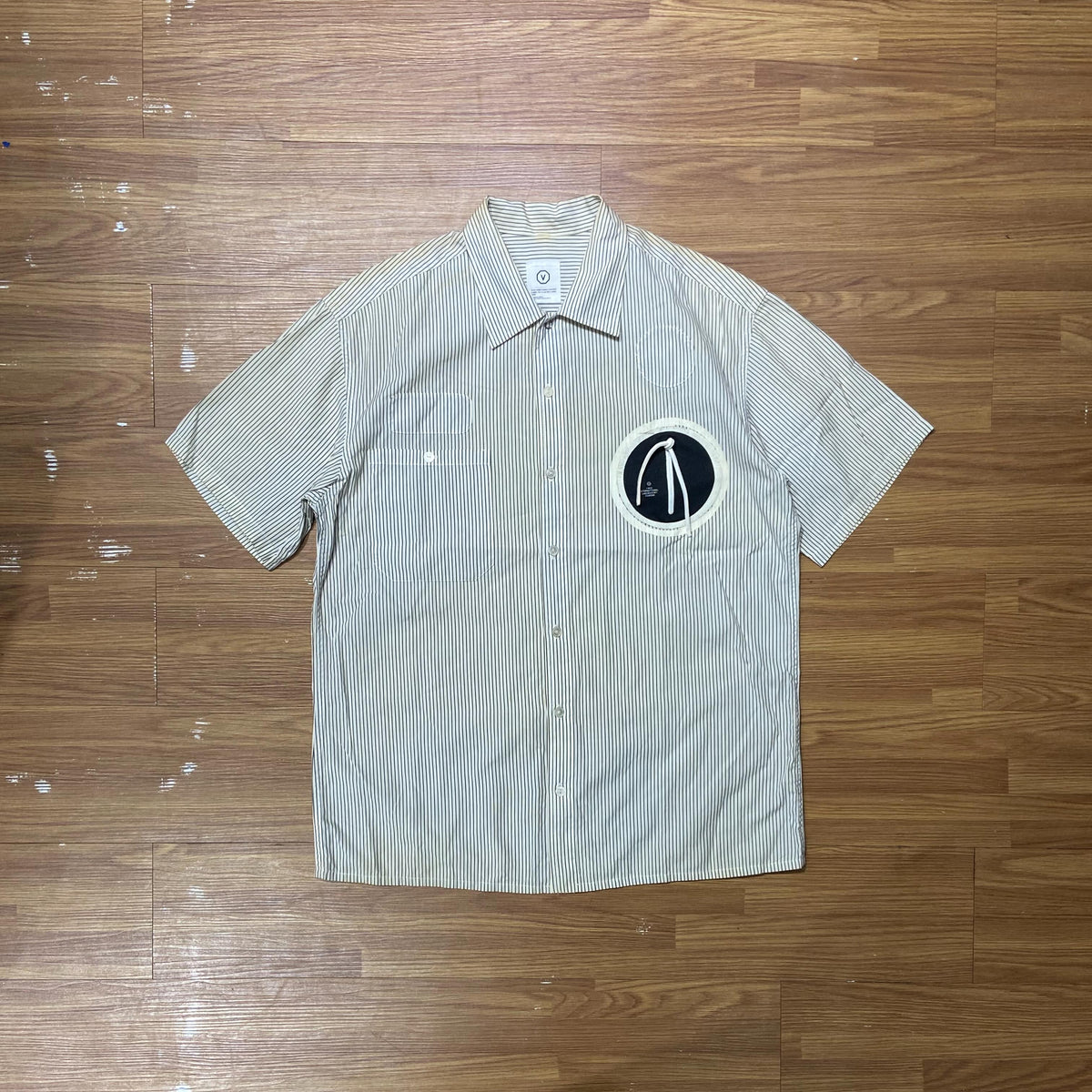 Visvim Juneau SS Stripe Shirt Black (Used)