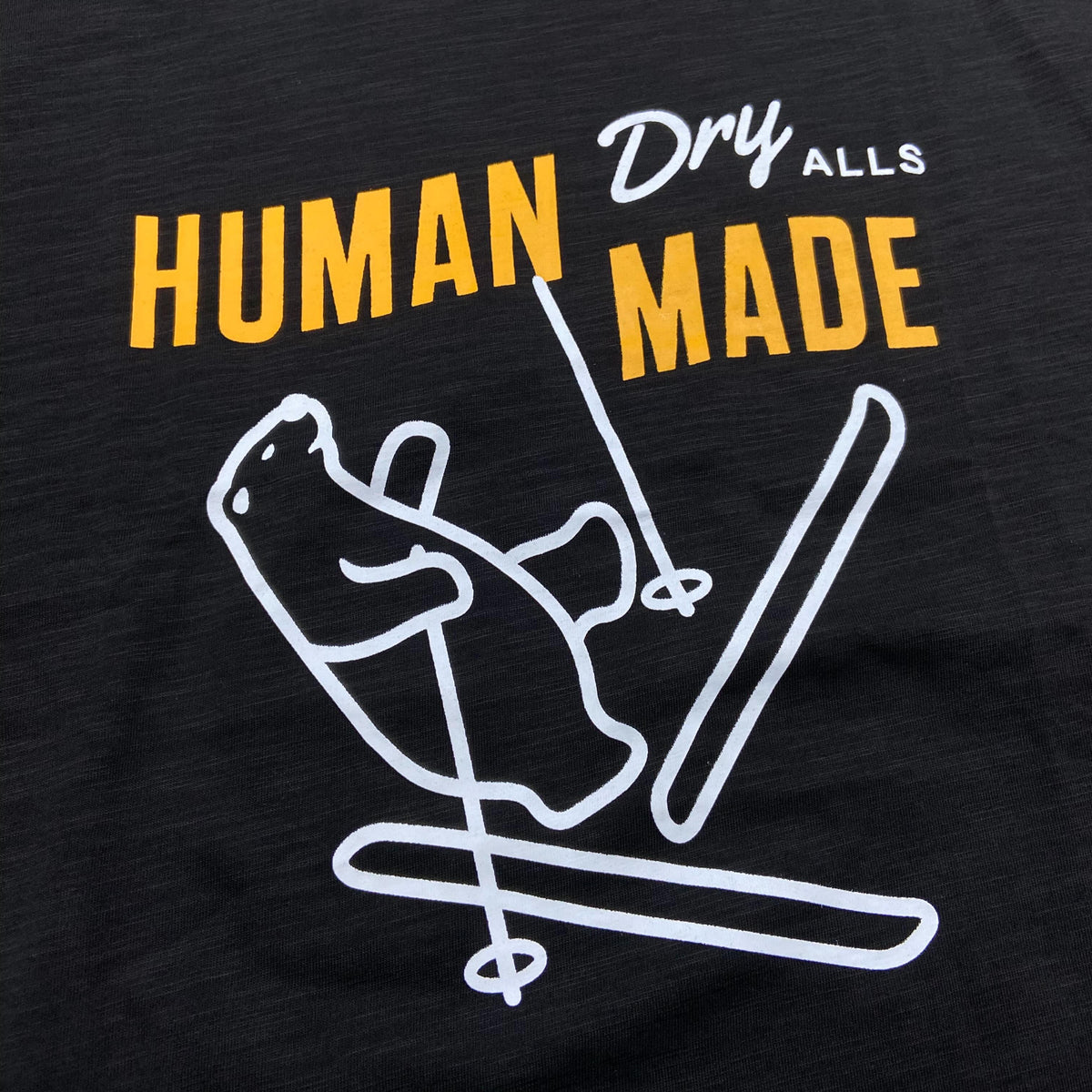 Human Made Polar Bear Ski Tee SS Black (Display Item)