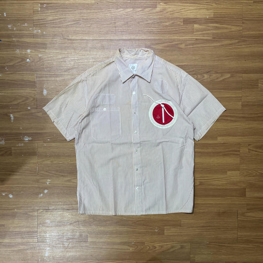 Visvim Juneau SS Stripe Shirt Red (Used)