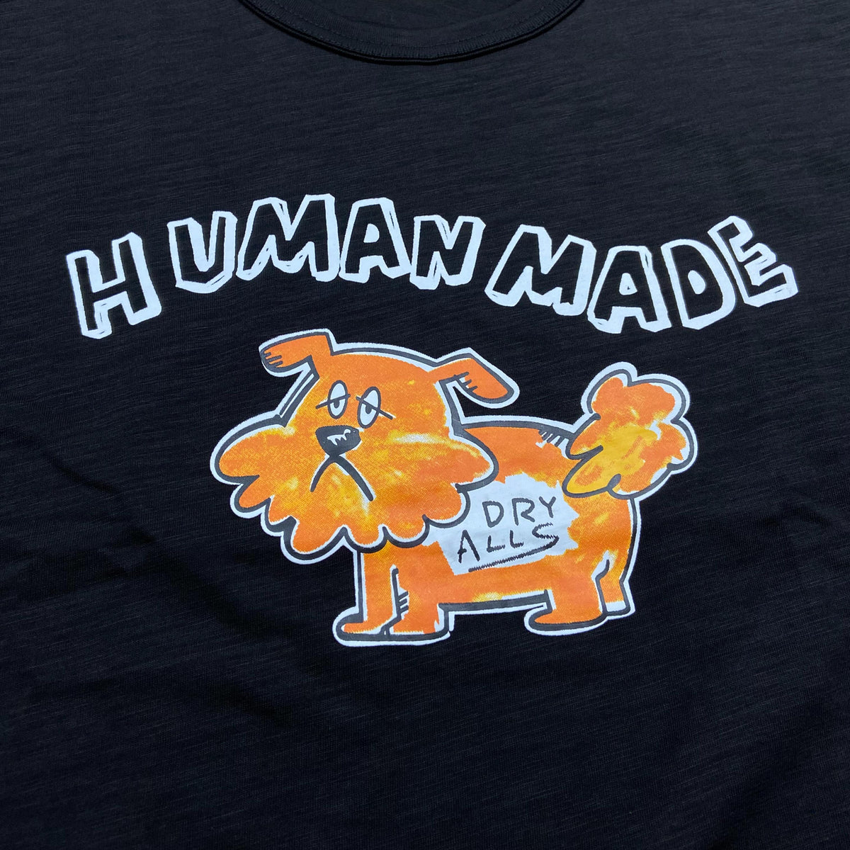 Human Made Dog Tee SS Black (Display Item)