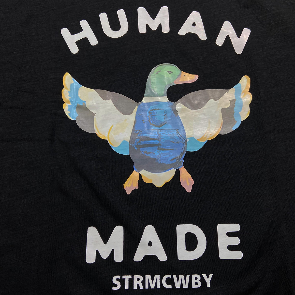 Human Made Duck Tee SS Black (Display Item)
